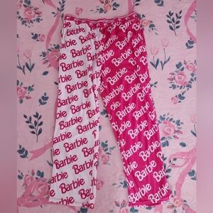 EUC Barbie Velour Pajama Pants L